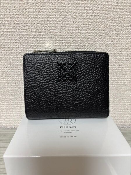 ラシット モノグラムプレートハーフウォレット
