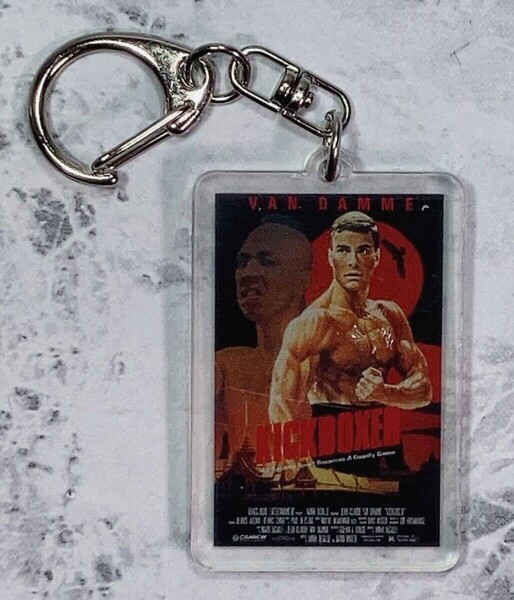 「キックボクサー/ジャン=クロード・ヴァン・ダム シアター ミニポスター型 アクリル キーホルダー」tface-g 【タグ:映画】 T02