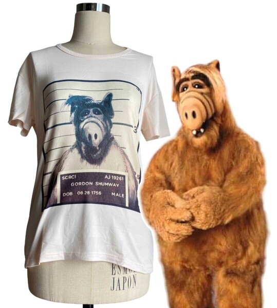 「ALF/アルフ Tシャツ XSサイズ タイプF」tface-g 【タグ:映画、アクセサリー】1 T17
