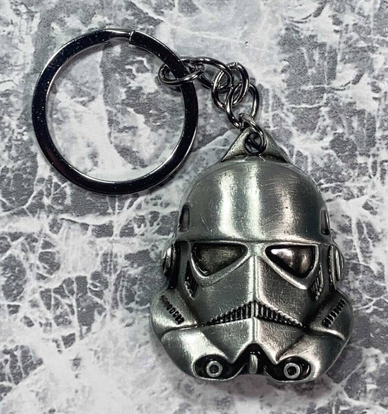 「スター・ウォーズ/ストームトルーパー ヘルメット型 キーホルダー シルバー」tface-g 【タグ:映画、アクセサリー】 T08