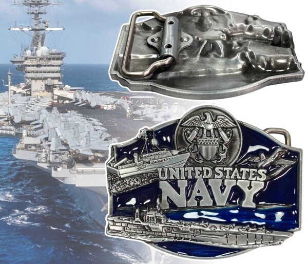 「U.S.NNAVY/U.S.ネイビー アメリカ海軍 バックル」tface-g 【タグ:ミリタリー、アクセサリー】 T17