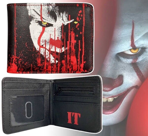 「IT:イット “それ”が見えたら、終わり。/ペニー・ワイズ 財布 タイプB」tface-g 【タグ:映画、アクセサリー】1 T02