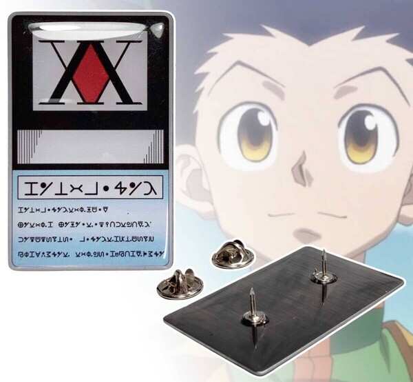 「HUNTER×HUNTER/ハンター×ハンター ハンターライセンス ピンバッジ」tface-g 【タグ:アニメ、アクセサリー】1 T07