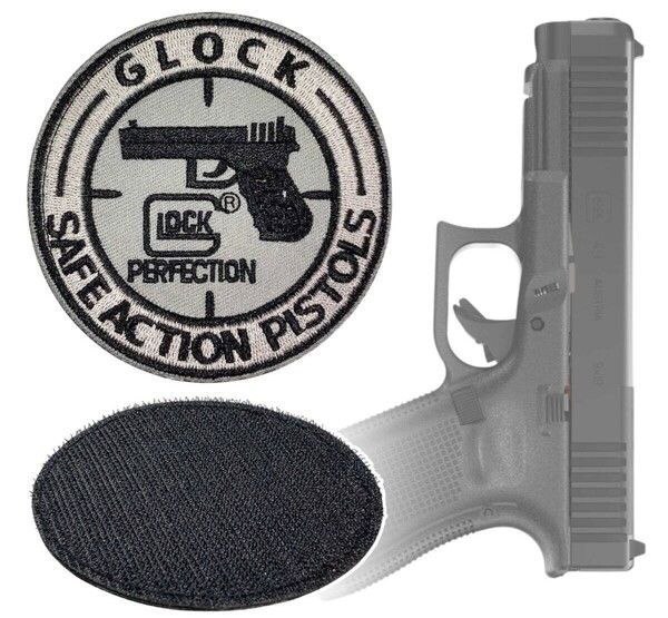 「GLOCK/グロック 銃器メーカー 刺繍製 マジックテープ式 ワッペン」tface-g 【タグ:ミリタリー、アクセサリー】2 T17