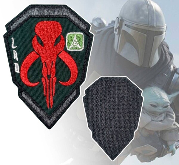 「スター・ウォーズ/マンダロリアン 刺繍製 ワッペン マジックテープ式 タイプH」tface-g 【タグ:映画、アクセサリー】1 T08
