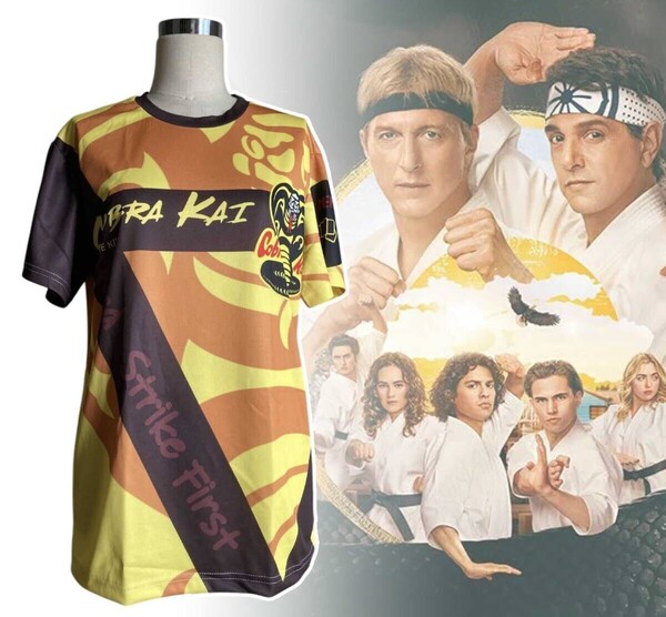 ★送料無料★「ベスト・キッド/コブラ会 Tシャツ Mサイズ タイプC」tface-g 【タグ:映画、アクセサリー】1 T10