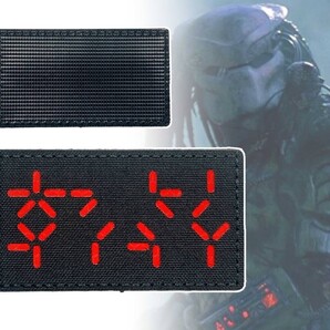 「プレデター 自爆カウントダウン ワッペン タイプB」tface-g 【タグ:映画、アクセサリー】 1 T10