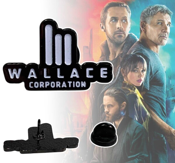 ★送料無料★「ブレードランナー 2049/ハリソン・フォード ウォレス社 ピンバッジ」tface-g 【タグ:映画、アクセサリー】1 T10