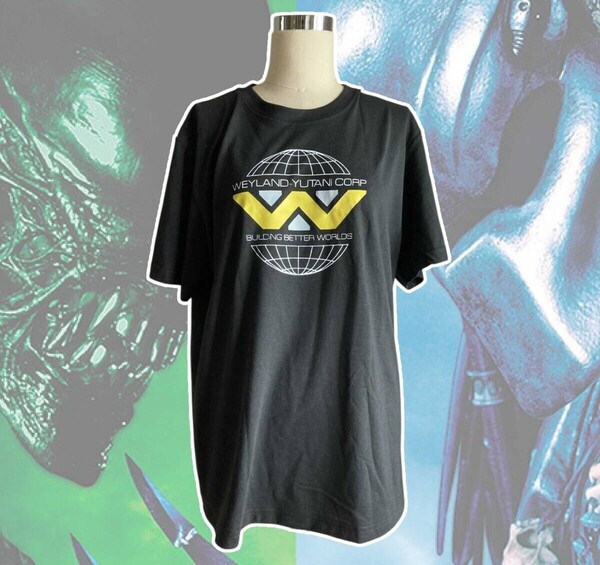 「エイリアンVSプレデター/ウェイランド・ユタニ社 Tシャツ Mサイズ タイプB」tface-g 【タグ:映画、アクセサリー】 T05/29