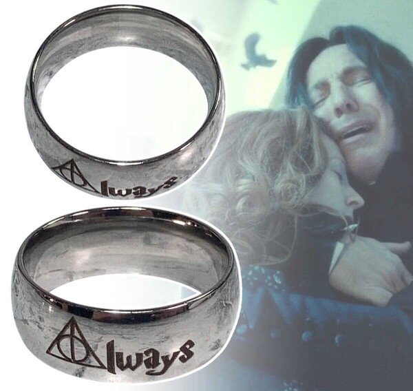 「ハリー・ポッター/セブルス・スネイプ 死の秘宝/Always 指輪 シルバー 17号」tface-g 【タグ:映画、アクセサリー】1 T07