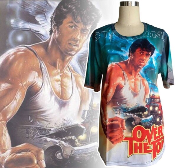 「オーバー・ザ・トップ/シルベスター・スタローン Tシャツ Mサイズ タイプB」tface-g 【タグ:映画、アクセサリー】1 T17