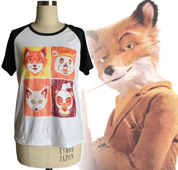 「ファンタスティック Mr.FOX Tシャツ Mサイズ タイプB」tface-g 【タグ:映画、アクセサリー】 T06