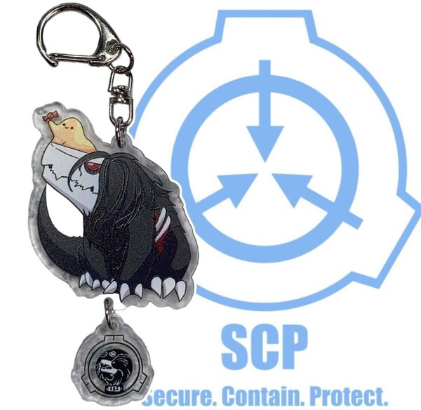 「SCP財団 SCP-682/不死身の爬虫類 アクリル キーホルダー」 tface-g 【タグ:アニメ、アクセサリー】1 T22