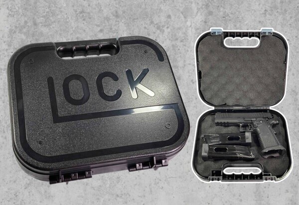 「GLOCK/グロック ハンドガン 収納ボックス エアガン/ガスガン サバイバルゲーム/ガンシューティング」tface-g T04