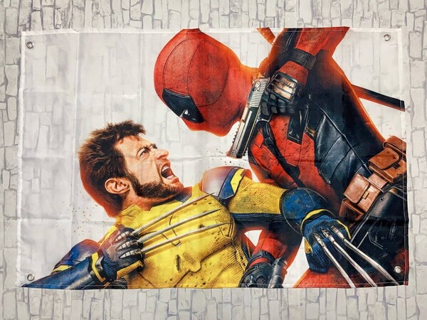 「デッドプール&ウルヴァリン ライアン・レイノルズ/ヒュー・ジャックマン 大型 布製ポスター」tface-g 【タグ:映画】1 T05/26