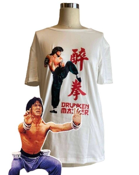 ★送料無料★「酔拳/ジャッキー・チェン Tシャツ Mサイズ」 tface-g 【タグ:映画、アクセサリー】1 T10