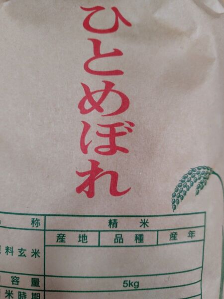 令和6年度ひとめぼれ5キロ