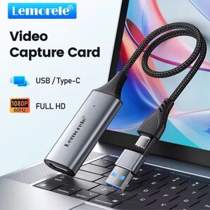 USB3.0 Lemorele HDMI Video Capture Card USB_AとC対応 キャプチャカード 新品