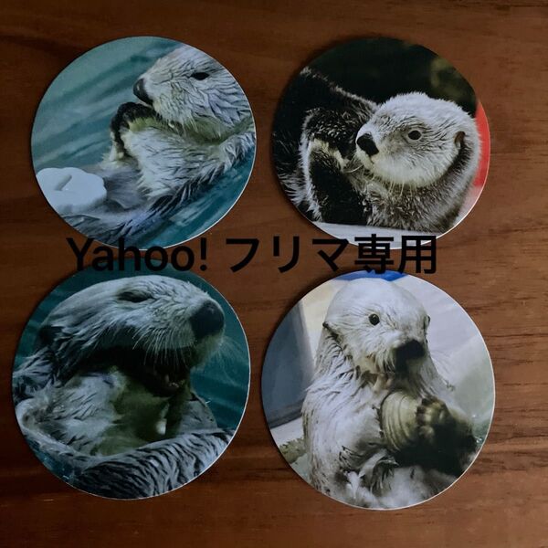 鳥羽水族館 ラッコ シールステッカー 4枚セット