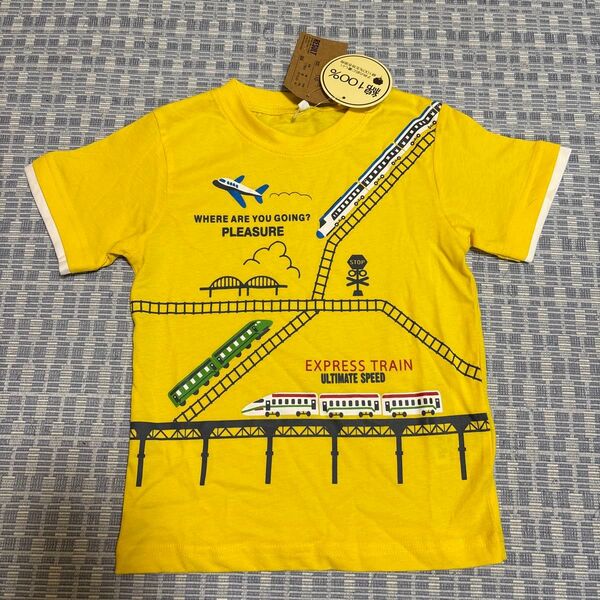 新品 Tシャツ 乗り物イラスト 110