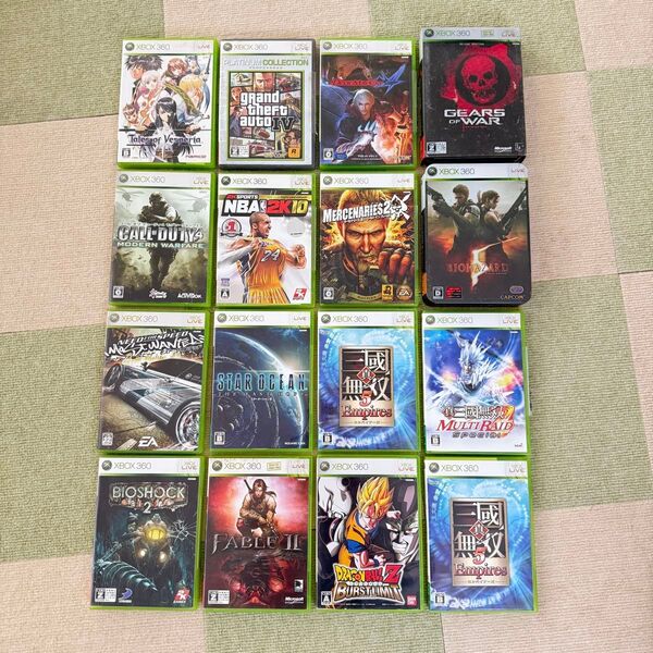 Xbox 360 ゲーム ソフト 16本セット