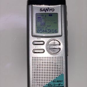 SANYO ICR-B30 サンヨー ICレコーダー ボイスレコーダー 送料無料 ほぼ使ってません。