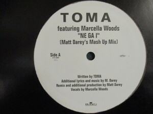 Toma F. Marcella Woods ： Ne Ga I Matt Darey's Mash Up Mix 12'' c/w MDM Remix // トランス / 落札5点で送料無料