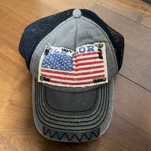 OLD GLORY メッシュキャップ アメリカ国旗 グレー