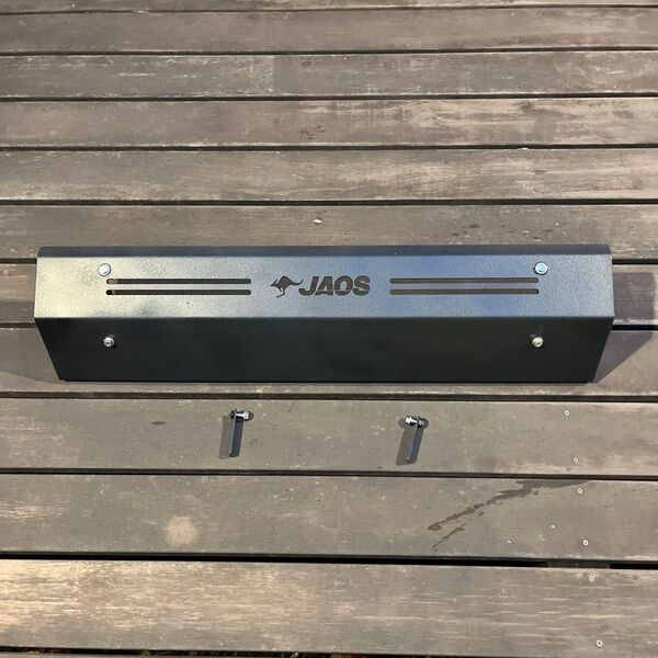 ラングラー JL JAOS フロントスポーツカウル用スキッドプレート チッピング塗装(表面再塗装済み)