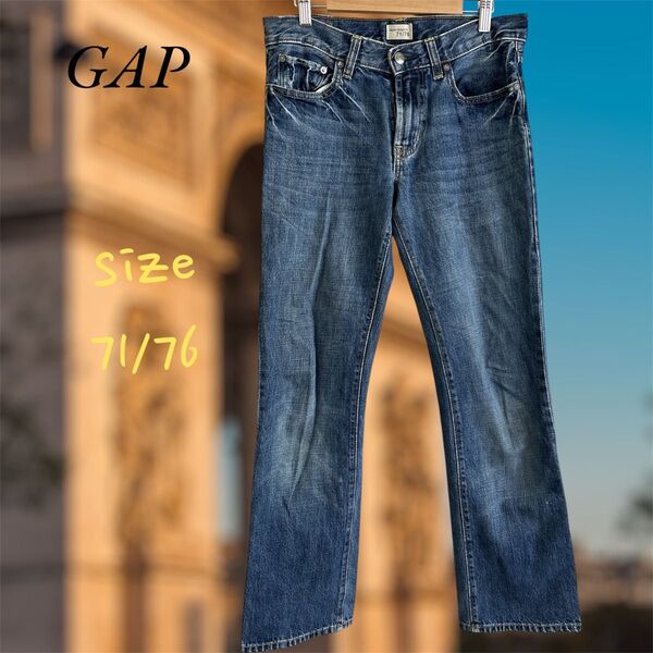 GAP ギャップ デニム ジーンズ ジーパン Gパン デニムカラー レギュラーストレートフィット