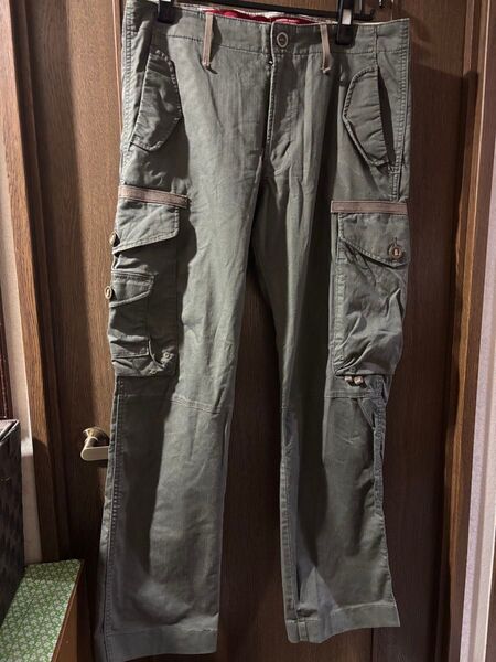EDWIN メンズカーゴパンツ サイズ M オリーブグリーン
