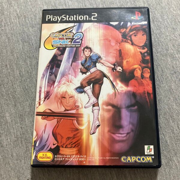 T【PS2】 CAPCOM VS. SNK 2 MILLIONAIRE FIGHTING 2001 円盤美品