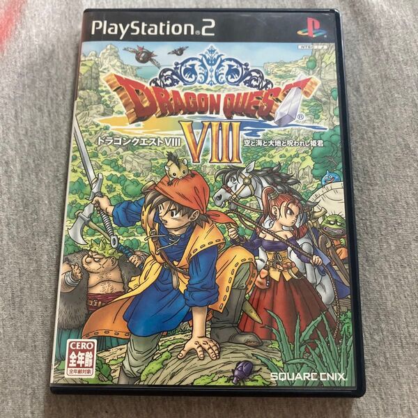 U【PS2】 ドラゴンクエストVIII 空と海と大地と呪われし姫君 比較的美品