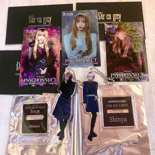 クーポン可 DIR EN GREY Shinya メンバーが嫌がりそうなステッカー 予感 アクリルスタンド アクスタ セット
