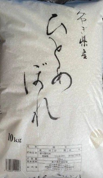ひとめぼれ 白米 10kg 宮城県産 令和6年産 令和7年5月上旬精米 全国送料無料