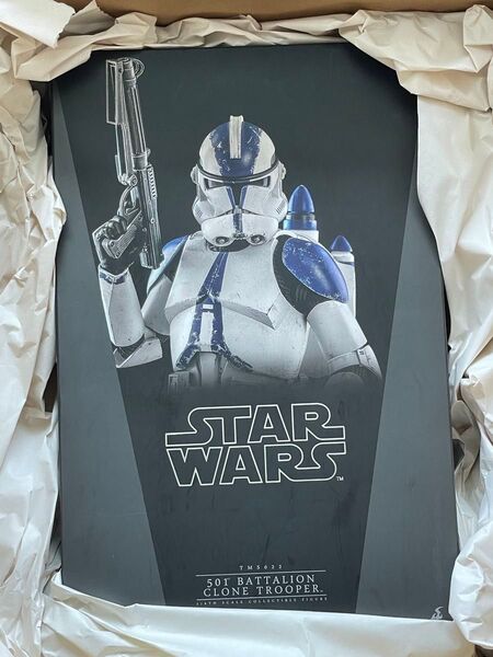 極美品 ホットトイズ スターウォーズ 501クローントルーパー 通常版 アートボード欠品 フィギュア テレビマスターピース