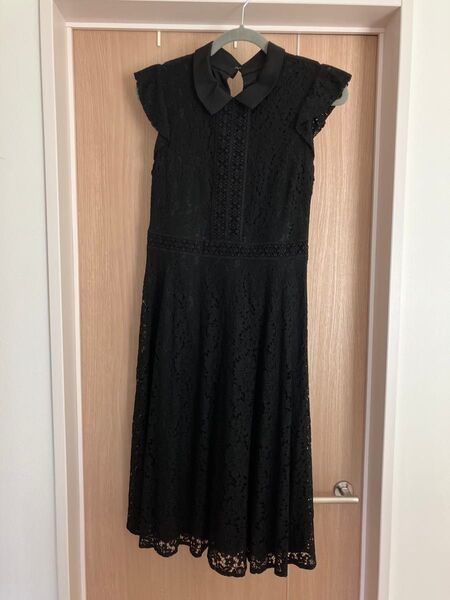 美品 トッコクローゼット 総レース ノースリーブワンピース ( M )