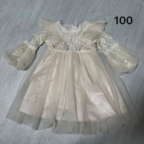 ドレス 100 ホワイト 入園式 結婚式 卒園式