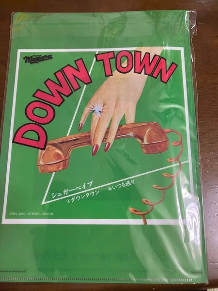竹内まりやライブグッズ クリアファイルとアクリルスタンドセット シュガーベイブ