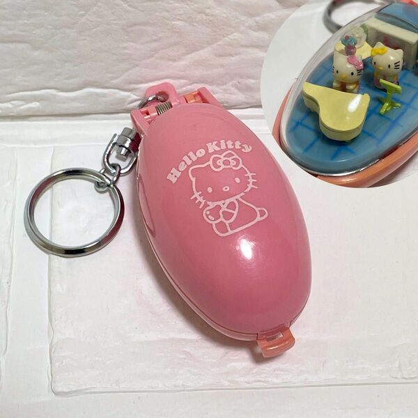 希少 ハローキティ キーホルダー 平成レトロ 当時物 ポケットクリッター 激レア
