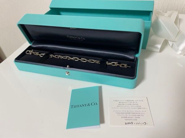 ティファニー ハードウェア スモールリンクブレスレット シルバー