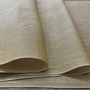 小千谷本麻 上布 昭和 未使用の単着物を解いた物 ハギレ 古布 時代布