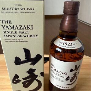 山崎 サントリー シングルモルト ウイスキー 箱付 NV SUNTORY ジャパニーズ シングルモルトウイスキー YAMAZAKI