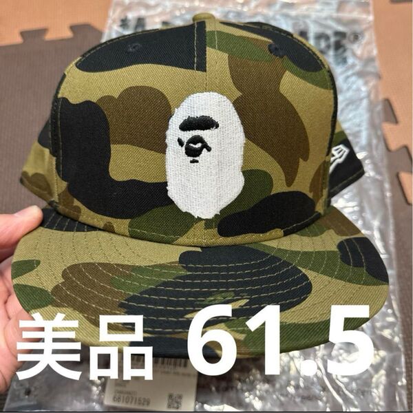 A BATHING APE NEW ERA 59FIFTY 7 3/4 61.5 キャップ ニューエラ