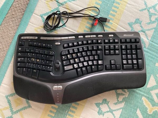 キーボード Microsoft マイクロソフト Ergonomic Keyboard エルゴノミック USBケーブル