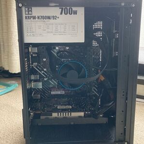 【完全稼働品】第12世代CPU,Windnws11,MS-Office2021インストール済み、中古パーツによる自作PC片側半透明