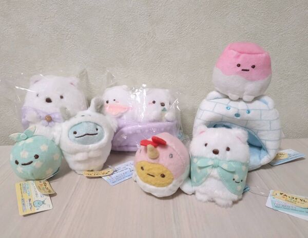 新品 しろくまのふるさと てのりぬいぐるみ すみっコぐらし ふろしき まとめ売り