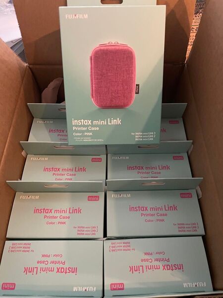 【新品未開封】FUJIFILM instax mini Link3 ローズピンク チェキ専用カメラケース 20個セット