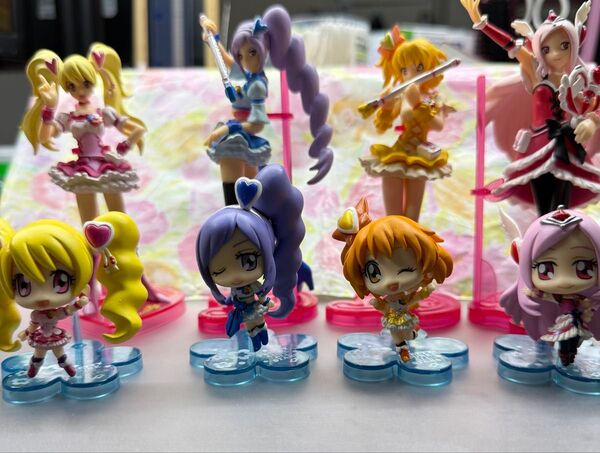 食玩 スイートプリキュア キューティーフィギュアとデフォルマイスタープチ 8体セット売り