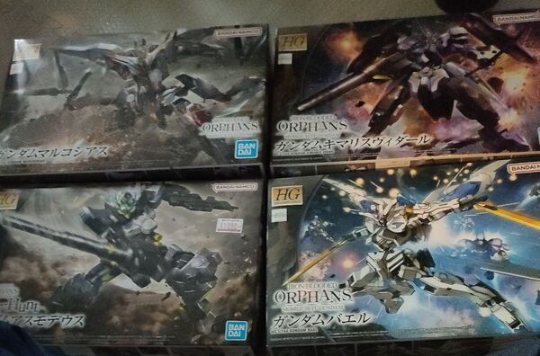機動戦士ガンダム 鉄血のオルフェンズ HG 1/144 ガンダム バエル マルコシアス キマリスヴィダール アスモデウス